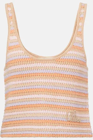 Chloé ChloÃ© Knitted cotton tank top