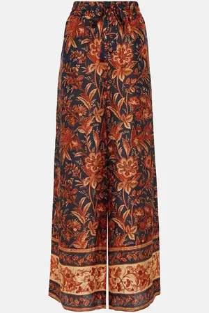 ZIMMERMANN Junie silk wide-leg pants