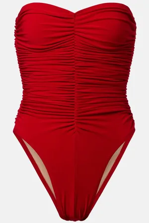 Norma Kamali Marissa Slinky ruched swimsuit