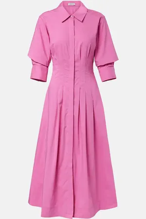 Simkhai Jazz cotton-blend poplin shirt dress