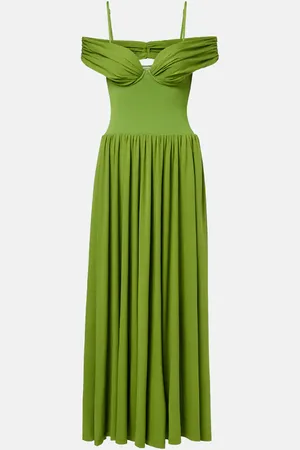 Simkhai Amarantha draped jersey midi dress