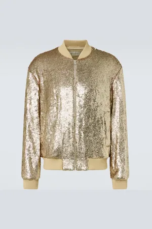 DRIES VAN NOTEN Sequined bomber jacket