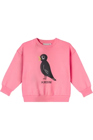 Mini Rodini Blackbird cotton jersey sweatshirt