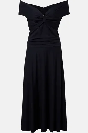 Dorothee Schumacher Soft Drape off-shoulder midi dress