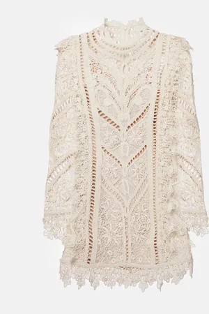 ZIMMERMANN Illuminate Cornelli crochet minidress