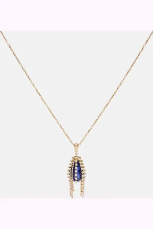 Chloé ChloÃ© Crystal-embellished pendant necklace