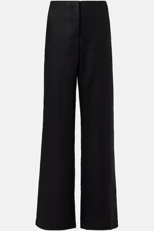 FAITHFULL THE BRAND Sanne high-rise linen straight pants