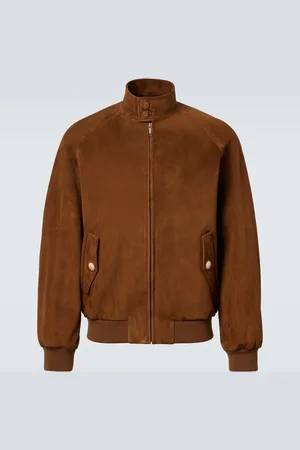 VALENTINO Suede bomber jacket
