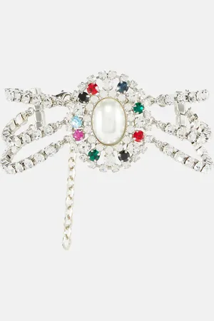 Alessandra Rich Embellished choker