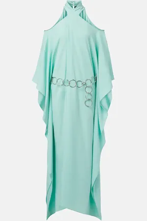‎Taller Marmo‎ Mambo halterneck belted kaftan