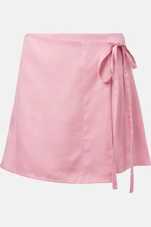 ASCENO Positano linen miniskirt
