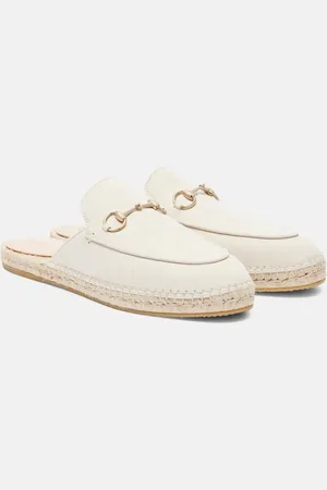 Gucci Cleo suede espadrille mules