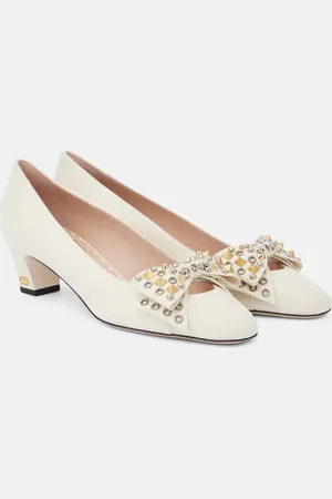 VALENTINO GARAVANI Bowow 45 studded leather pumps