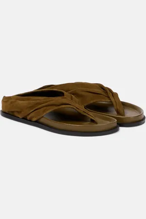 A.Emery Shaw suede thong sandals