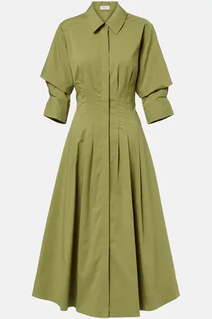 Simkhai Jazz cotton-blend poplin shirt dress