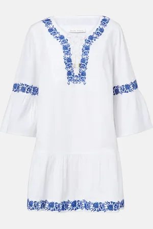 Heidi Klein Cannes cotton beach cover-up