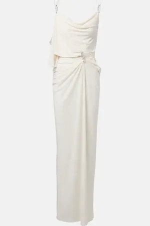 COPERNI Draped embellished jersey maxi dress