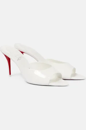 Christian Louboutin Miss Z 80 patent leather mules
