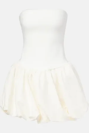 Simkhai Pollie linen and rayon-blend minidress