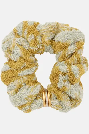 Chloé ChloÃ© Floral cotton terry scrunchie