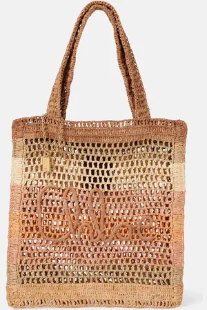 Chloé ChloÃ© Summer Banana raffia tote bag