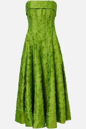 Simkhai Imogen jacquard bustier dress