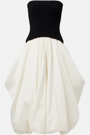 Simkhai Izzy strapless taffeta midi dress