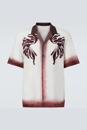 DRIES VAN NOTEN Embroidered bowling shirt