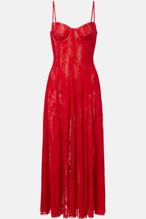 Norma Kamali Lace midi dress