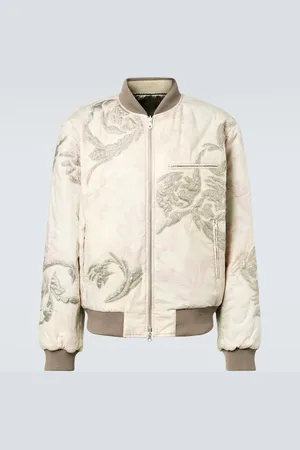 DRIES VAN NOTEN Embroidered cotton bomber jacket