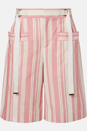 Chloé ChloÃ© Striped cotton Bermuda shorts