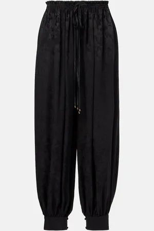 Chloé ChloÃ© Silk jacquard wide-leg pants