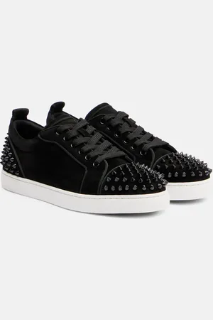 Christian Louboutin Louise Junior Spikes suede sneakers