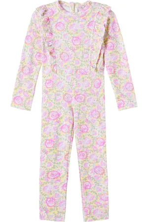 Louise Misha Linette floral ruffled bathing jumpsuit