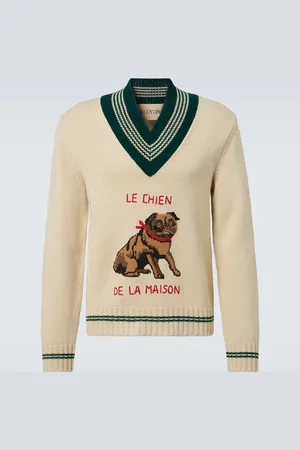 VALENTINO Wool jacquard sweater