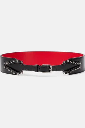 Christian Louboutin Cabata studded leather belt