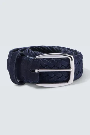 BRIONI Braided suede belt