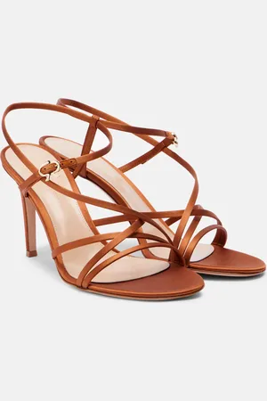 Gianvito Rossi Strappy 85 satin sandals
