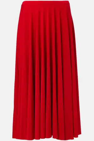Norma Kamali Pleated midi skirt