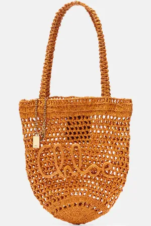 Chloé ChloÃ© Summer Banana raffia tote bag
