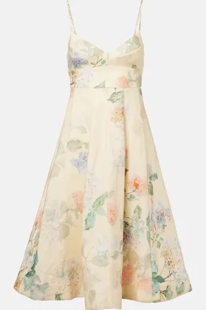 ZIMMERMANN Illuminate linen midi dress
