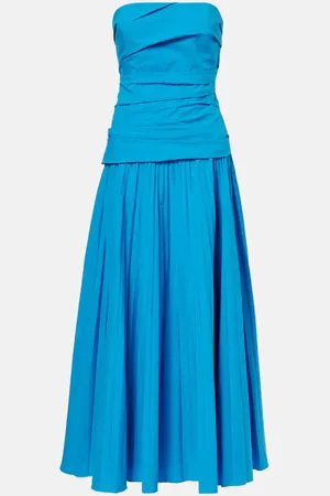 Simkhai Arie strapless cotton-blend midi dress
