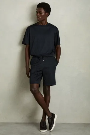 Reiss Alvar Wave Jacquard Drawstring Shorts M