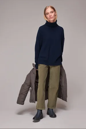 Whistles Womens Cashmere Roll Neck Jumper