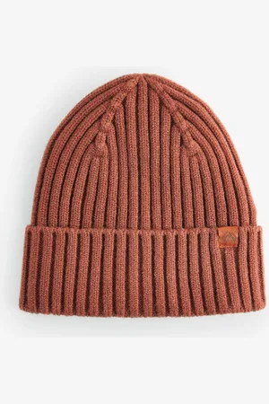 Next Boys Rust Knitted Beanie Hat (1-16yrs)