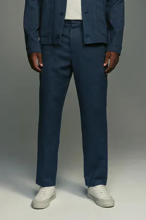 Next Mens EDIT Denim Look Joggers Trousers
