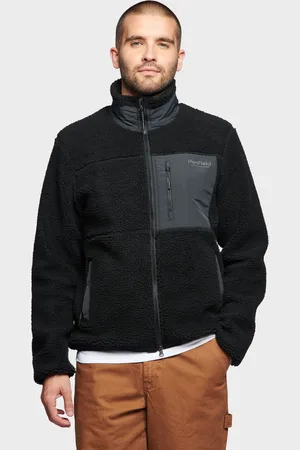 Penfield Mens Bear Outdoor Borg Zip Thru Coat Jacket