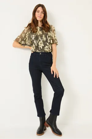 Fat Face Womens Ink Ivy Kick Flare Jeans