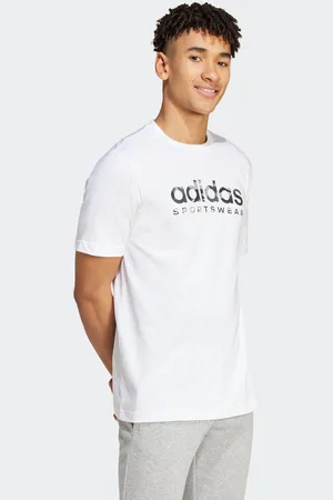 adidas Mens 100% Cotton Camo Logo T-Shirt