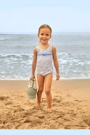 JoJo Maman Bébé Girls Lemon No Nappy Swimsuit